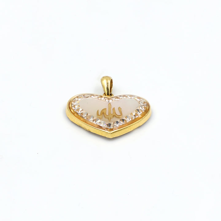 18K Gold Heart Shaped Pendant AFP04343