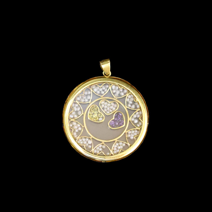 18K Gold Pendant No Making Charges AFP04470