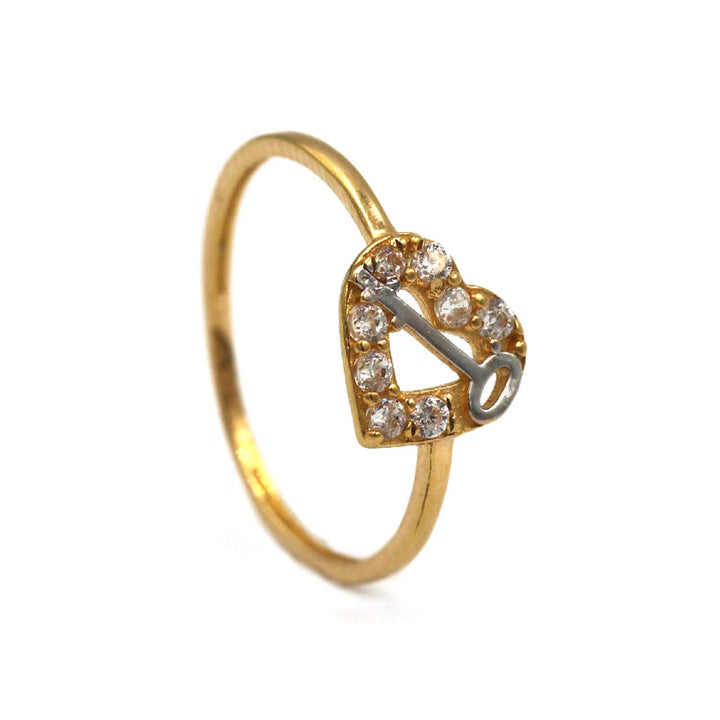 21K Gold Kid's Ring AFR00504