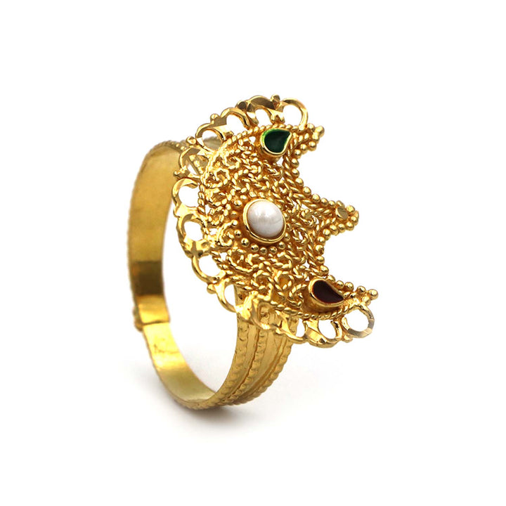 21K Gold Ring AFR07245