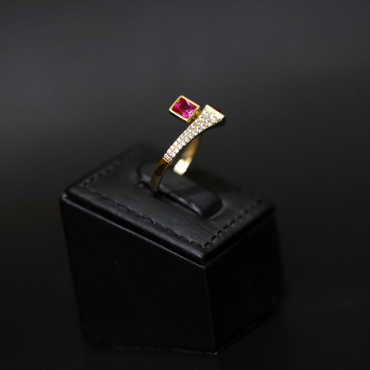 18K Gold Ring No Making Charges AFR08464