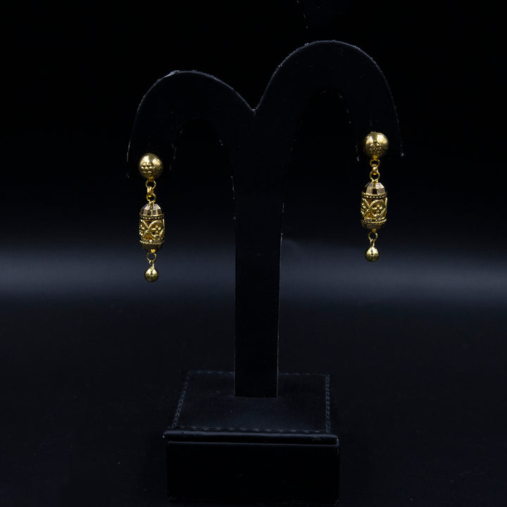 21K Gold Earrings Zero Making Charges AFZM00451