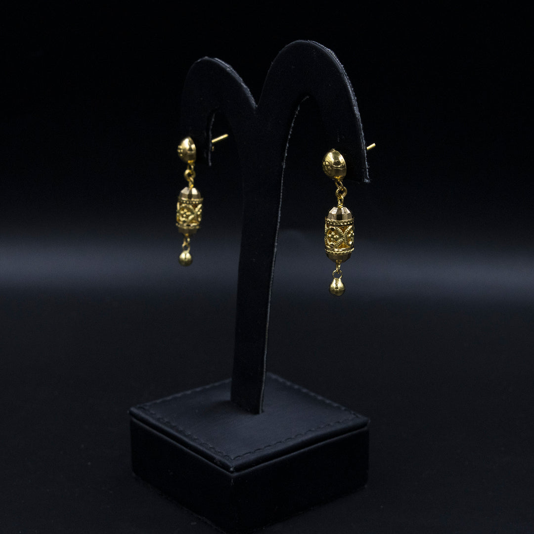 21K Gold Earrings Zero Making Charges AFZM00451