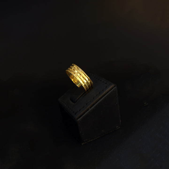 21k Gold Ring Without Making Charge Limited Time Offer AFZM00365