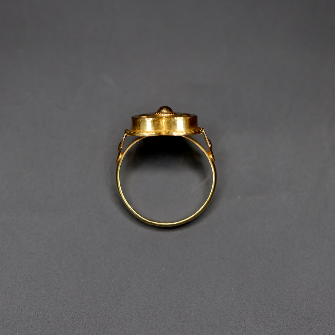 21K Gold Ring Without Making Charges Limited Time Offer AFZM00371