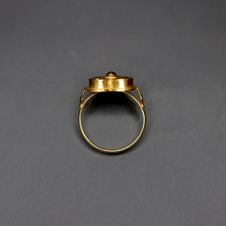 21K Gold Ring Without Making Charges Limited Time Offer AFZM00371