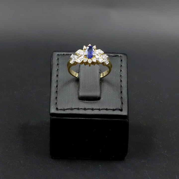 18K Gold Diamond Ring Without Making Charges Limited Time Offer AFZM00386