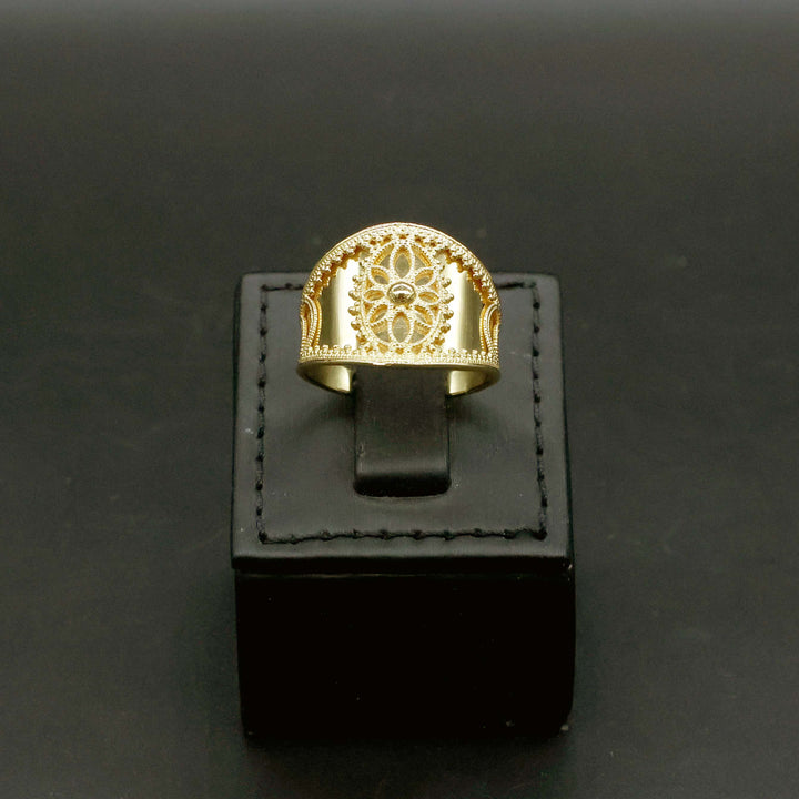 21K Gold Ring Zero Making Charges AFZM00391