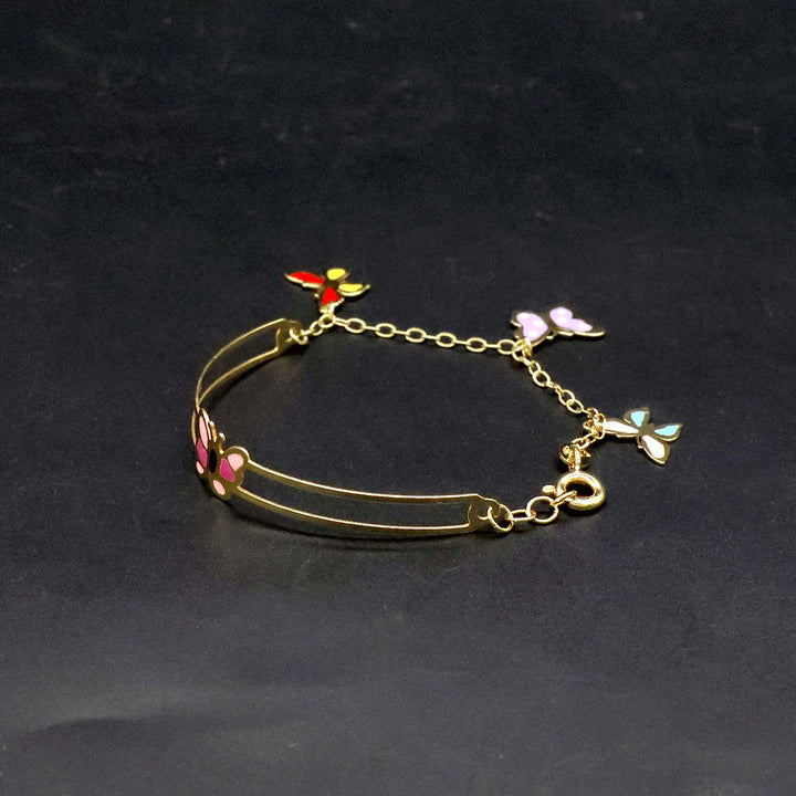 18K Gold Baby Bracelet Zero Making Charges AFZM00394