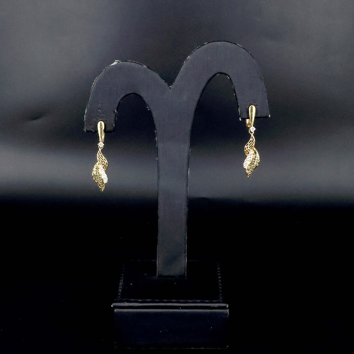 18K Gold Earrings Zero Making Charges AFZM00412