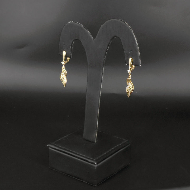 18K Gold Earrings Zero Making Charges AFZM00412