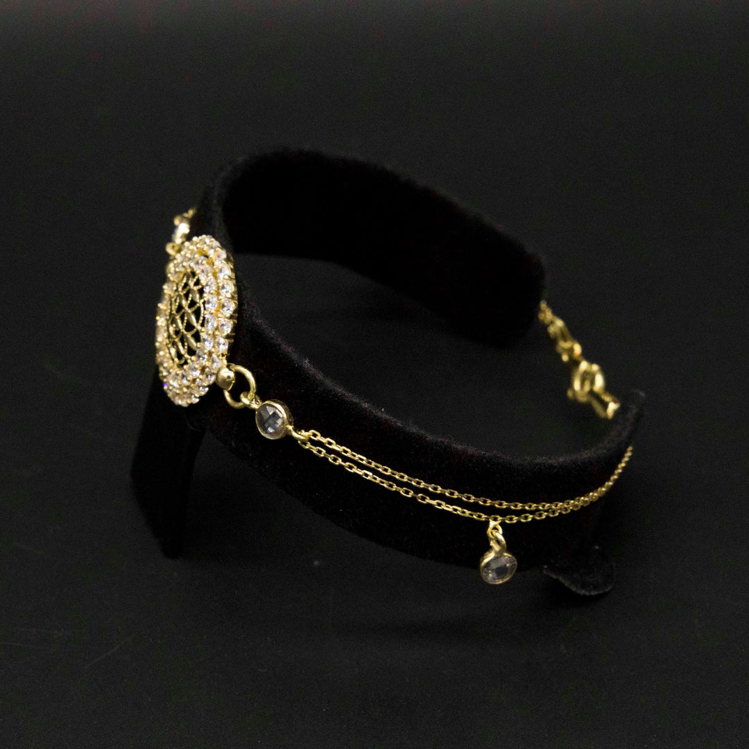 18K Gold Bracelet Zero Making Charges AFZM00424