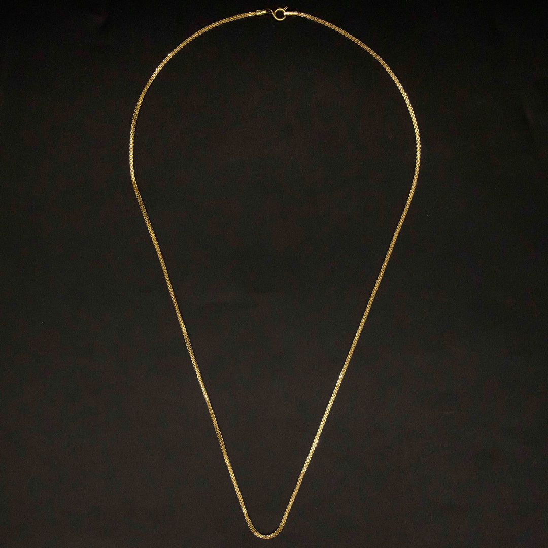 18K Gold Chain Zero Making Charges AFZM00428