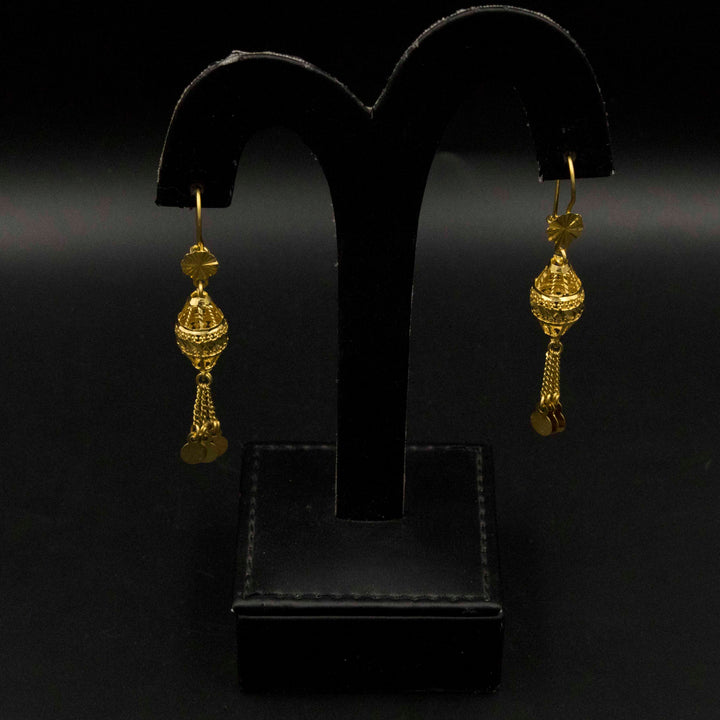 21K Gold Earrings Zero Making Charges AFZM00440