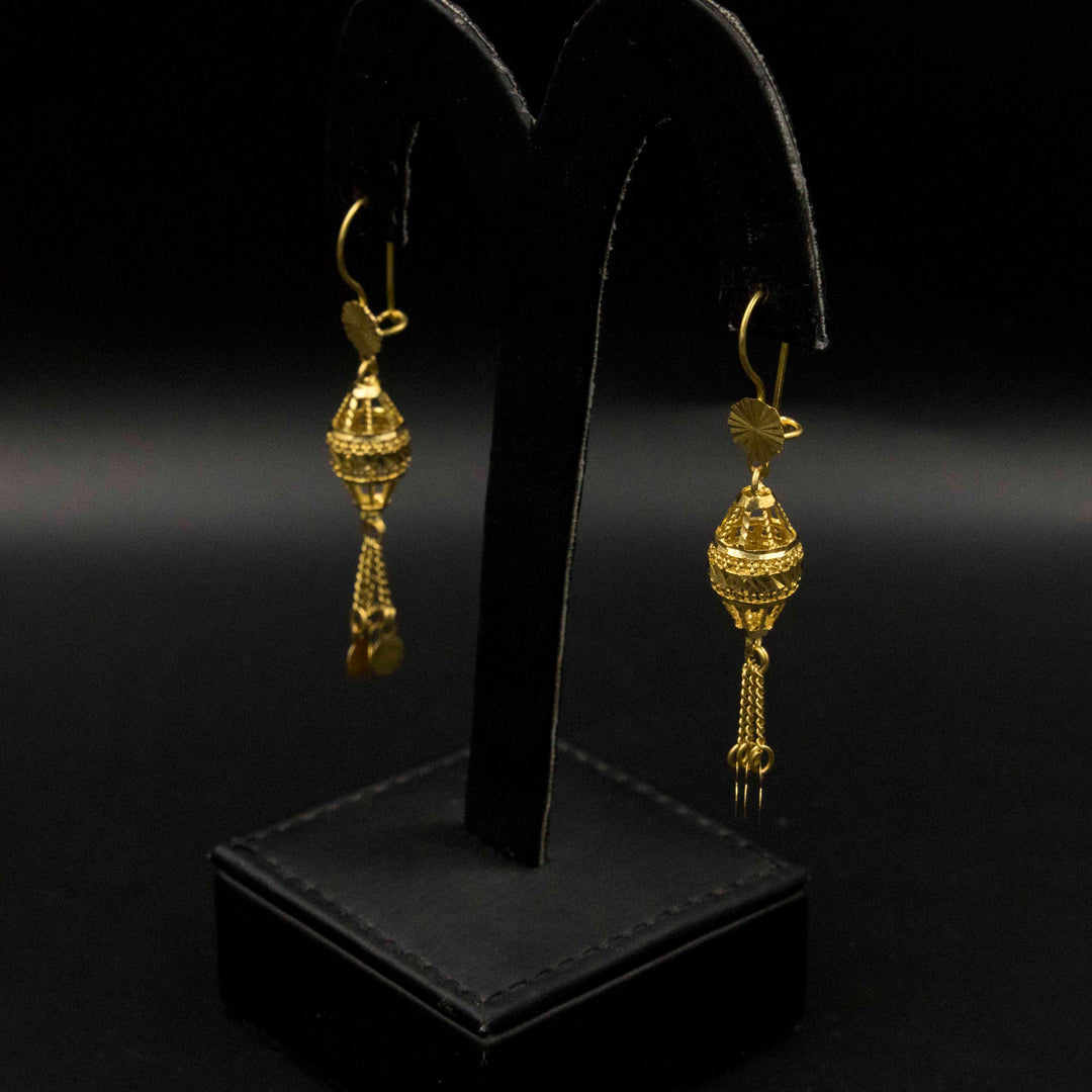 21K Gold Earrings Zero Making Charges AFZM00440