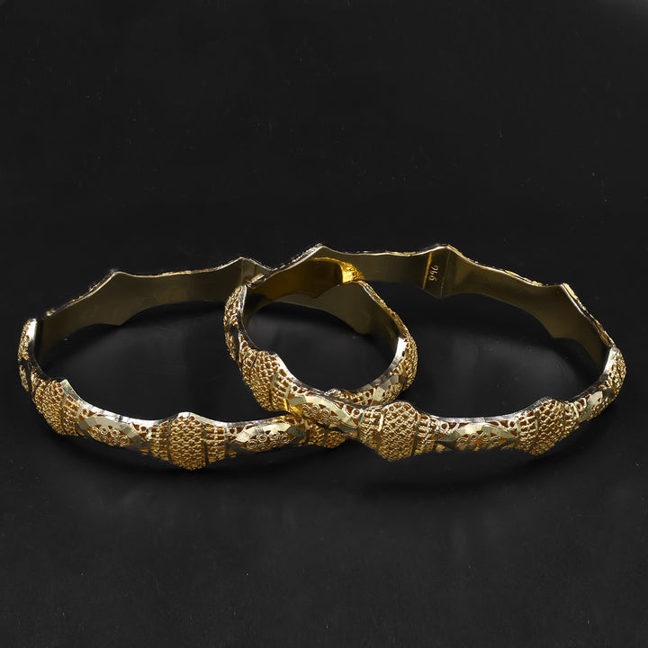 22K Gold Bangles One Pair  Zero Making Charges