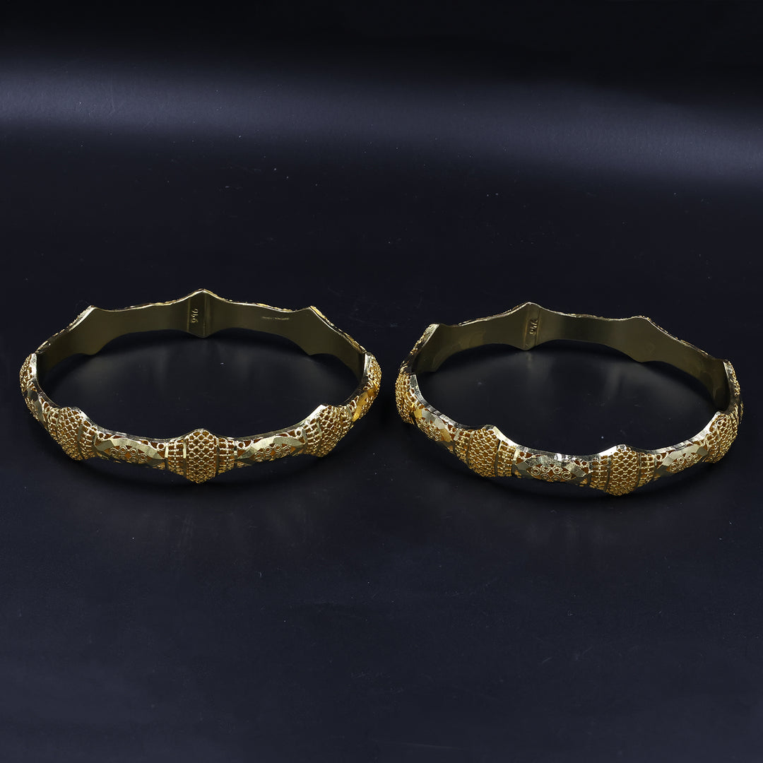 22K Gold Bangles One Pair  Zero Making Charges