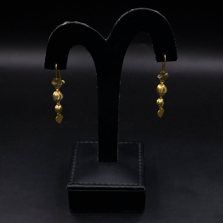 21K Gold Earrings Zero Making Charges AFZM00473