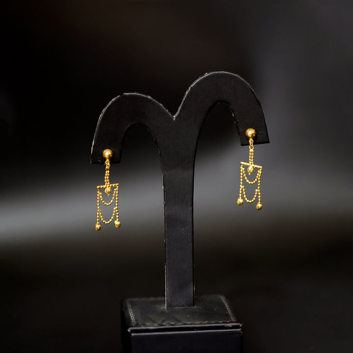 22K Gold Earrings No Making Charges BG80003214