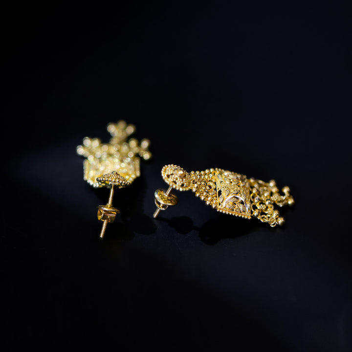 22K Gold Earrings No Making Charges BG80003230