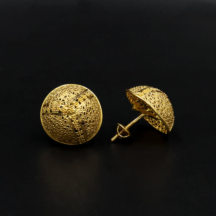 22K Gold Earrings No Making Charges  BG80005570