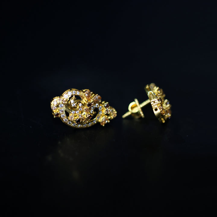 22K Gold Earrings No Making Charges BG80008893