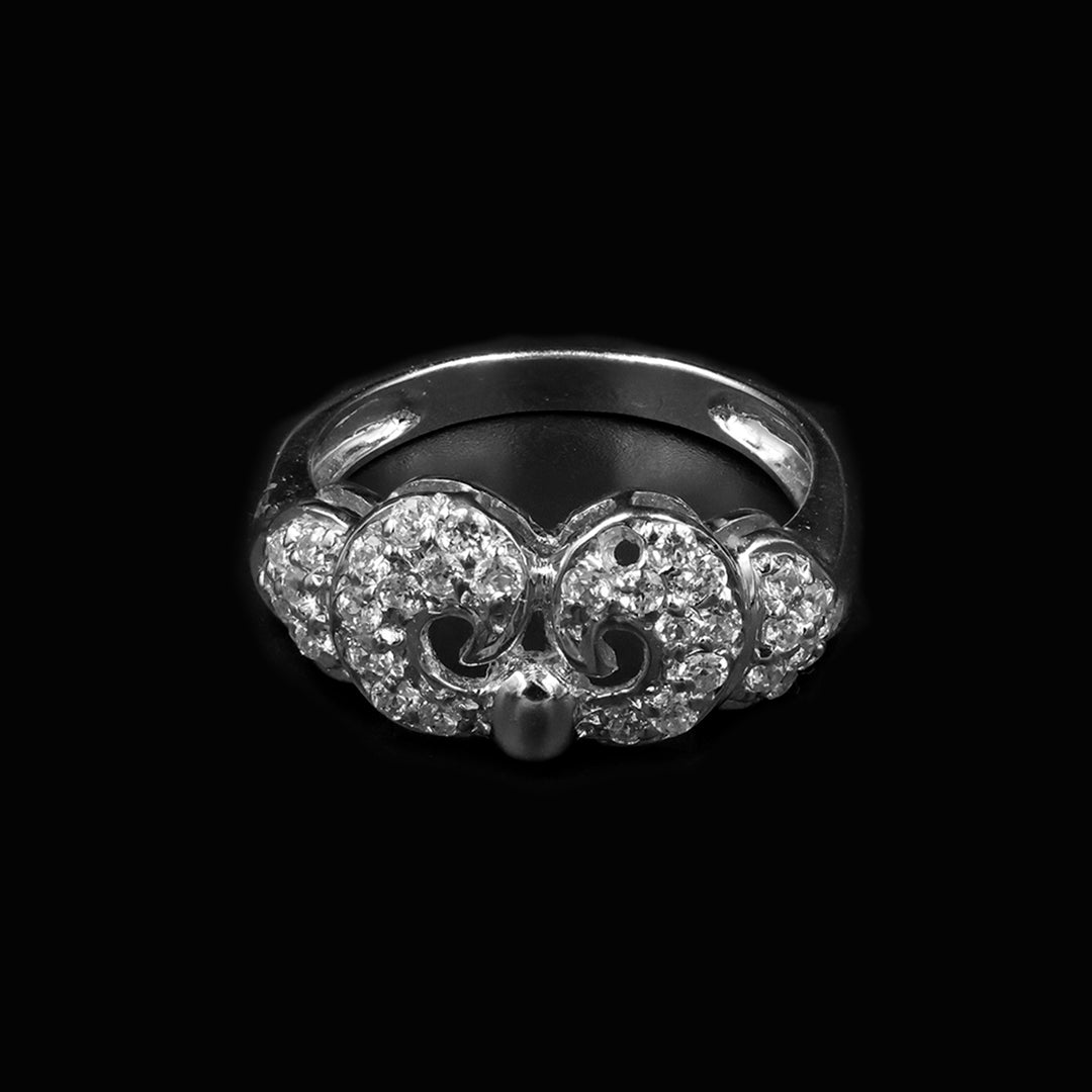 18K White Gold Ring No Making Charges BG80009890