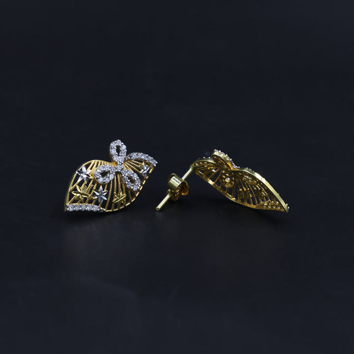 22K Gold Earrings No Making Charges BG80010674