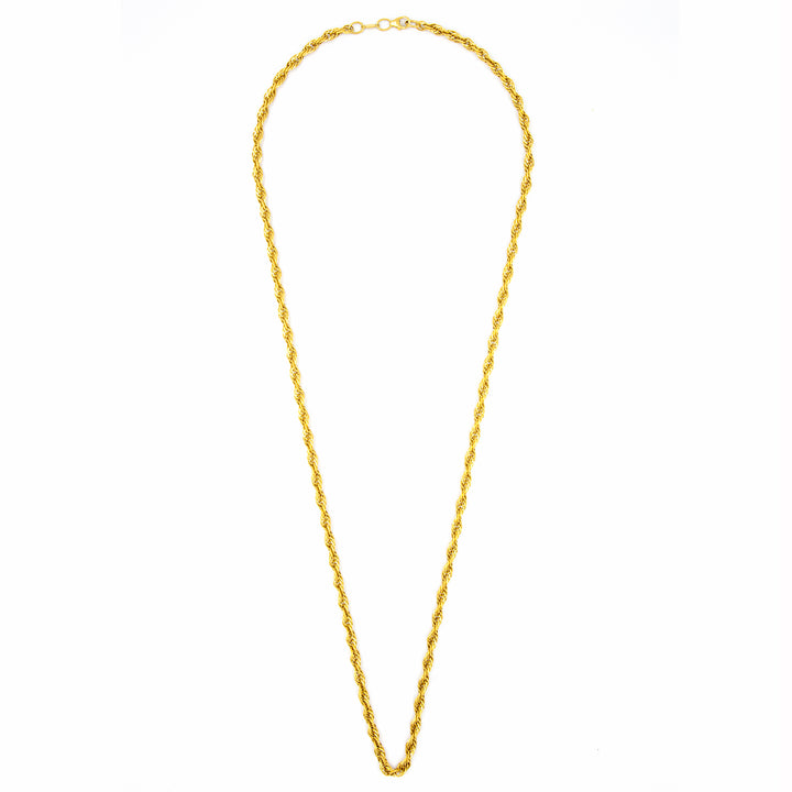 21K Gold Rope Chain BG80011245