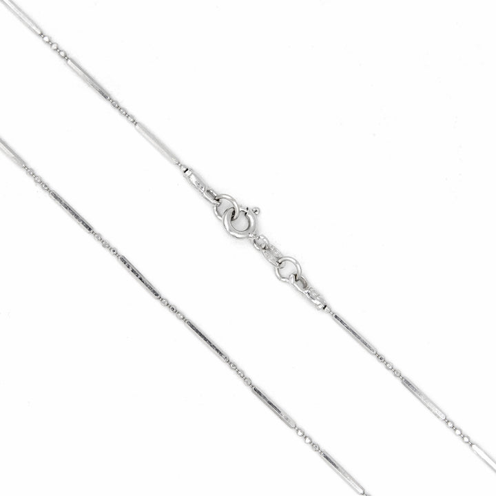 18K White Gold Ball Chain BG80012105