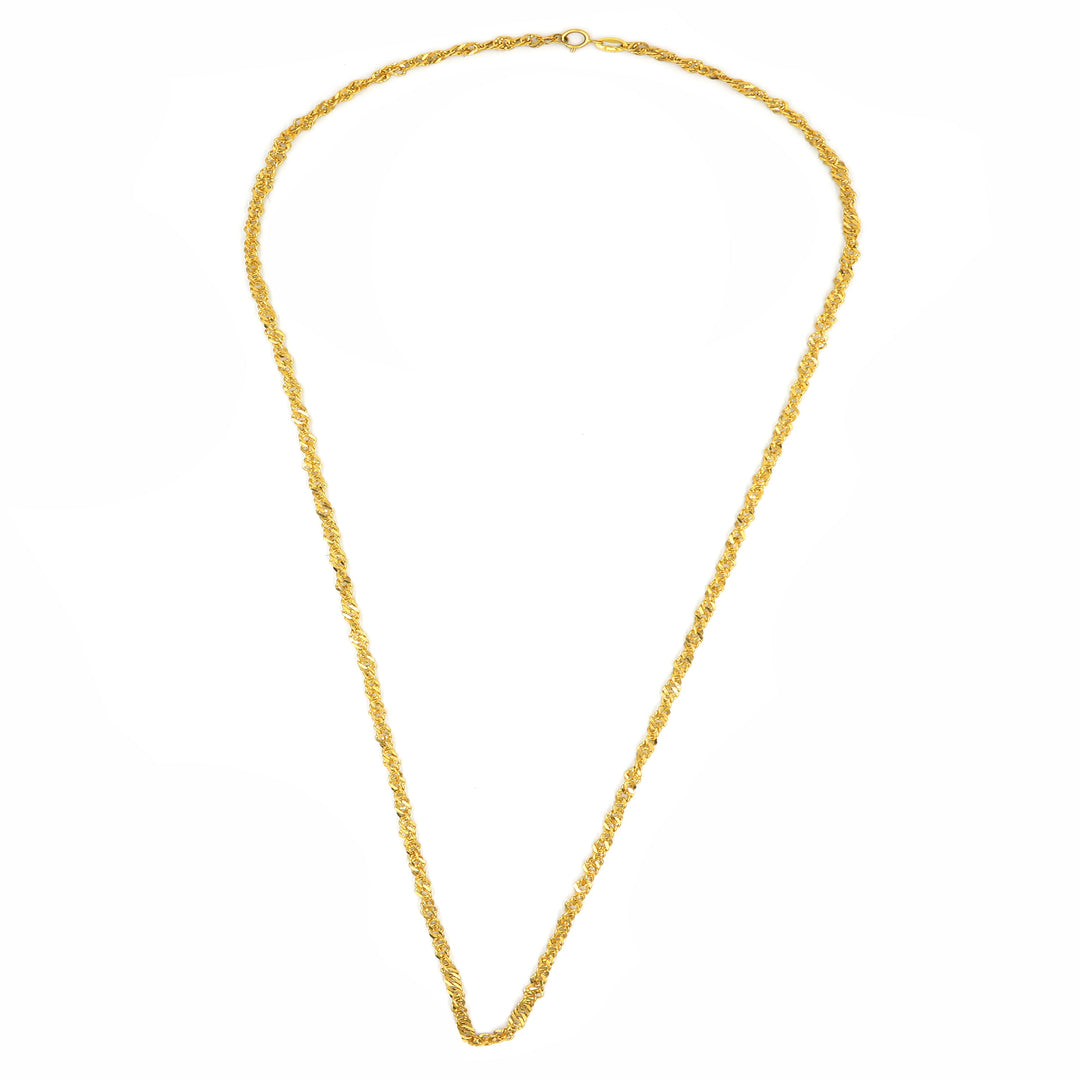 22K Gold Byzantine Chain Necklace 3