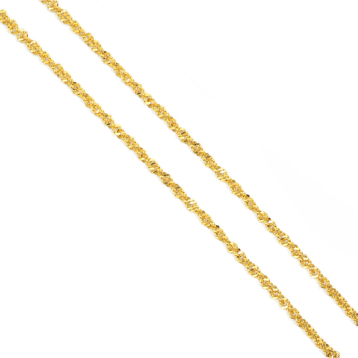 22K Gold Byzantine Chain Necklace 2