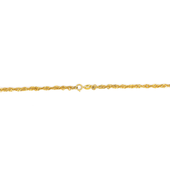 22K Gold Byzantine Chain Necklace 3