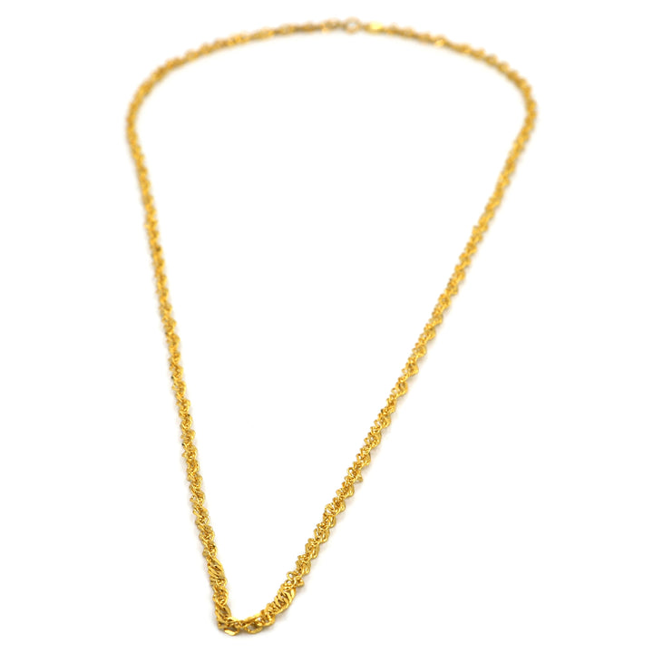 22K Gold Byzantine Chain Necklace 3