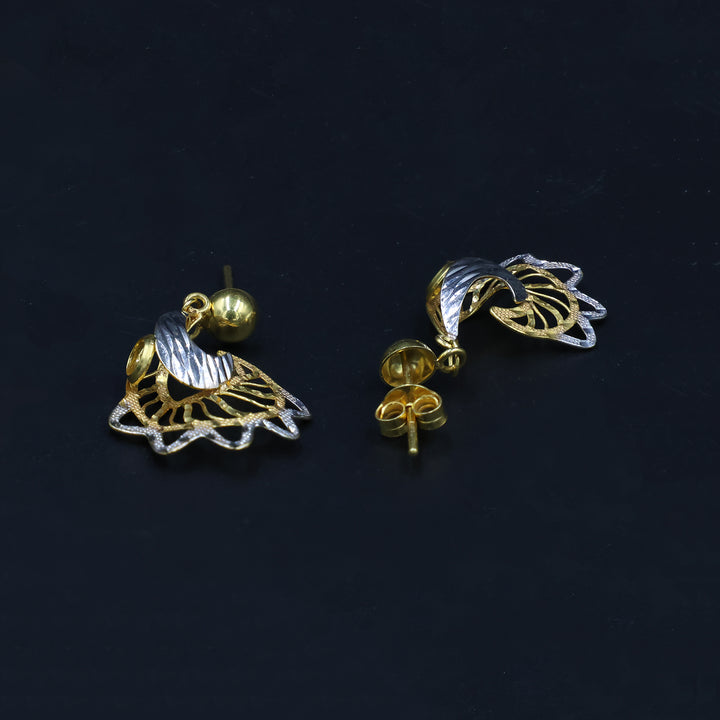 22K Gold Earrings No Making Charges  BG80015813