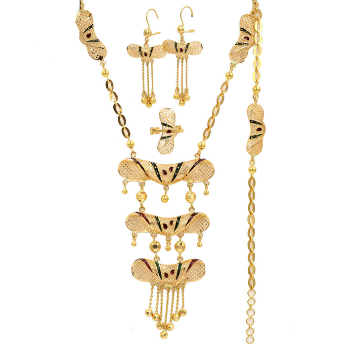 21K Gold Jewlery Elegance Set