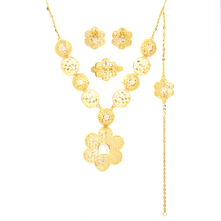 21K Gold Jewlery Elegance Set