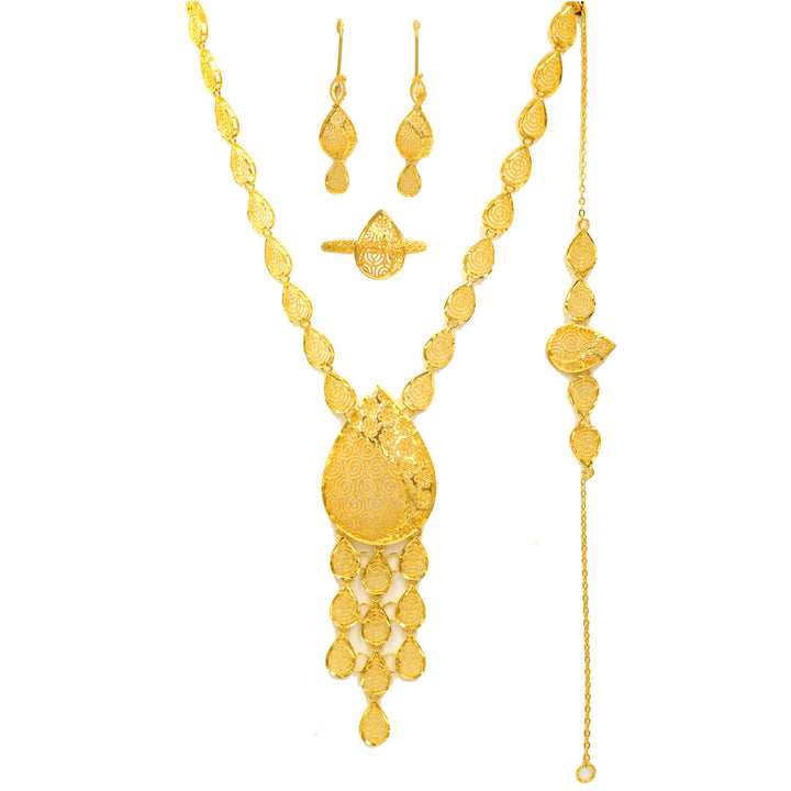 21K Gold Jewlery Elegance Set