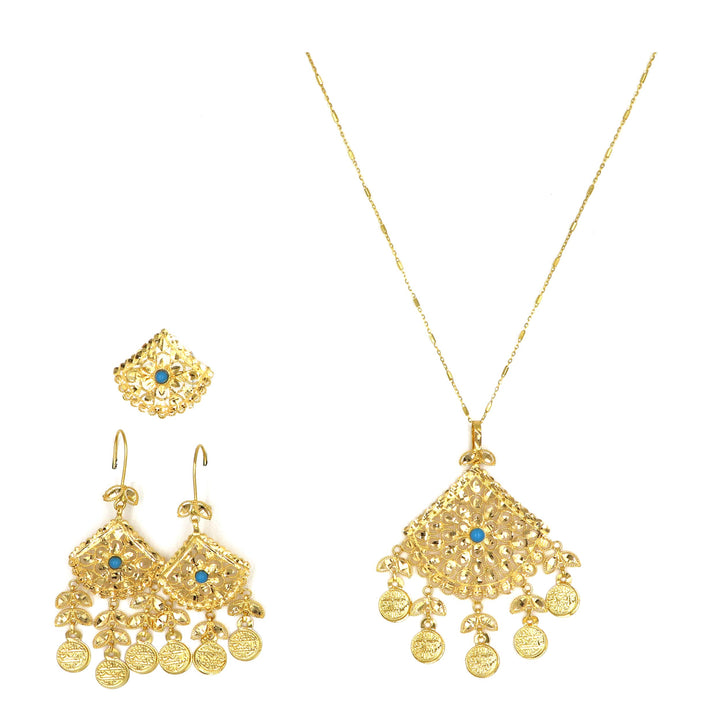 18K Gold Jewelry Set AFP03649