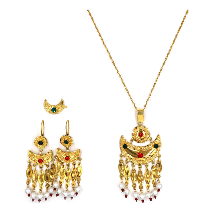 21K Gold Jewelry Set AFP01355