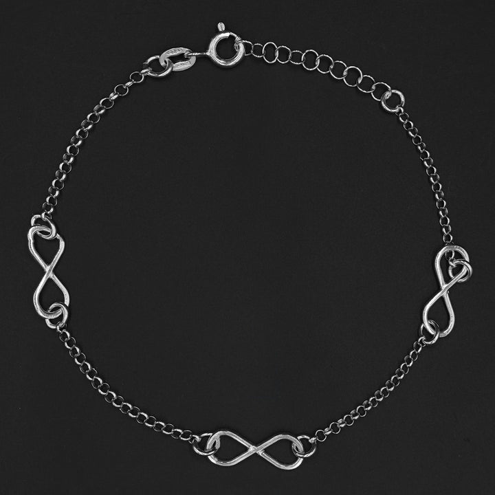 925 Silver infinity Bracelet