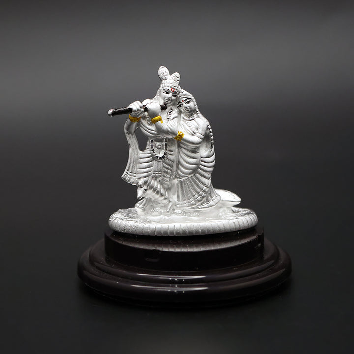 925 Silver Shri Radhakrishna Idol SI00004