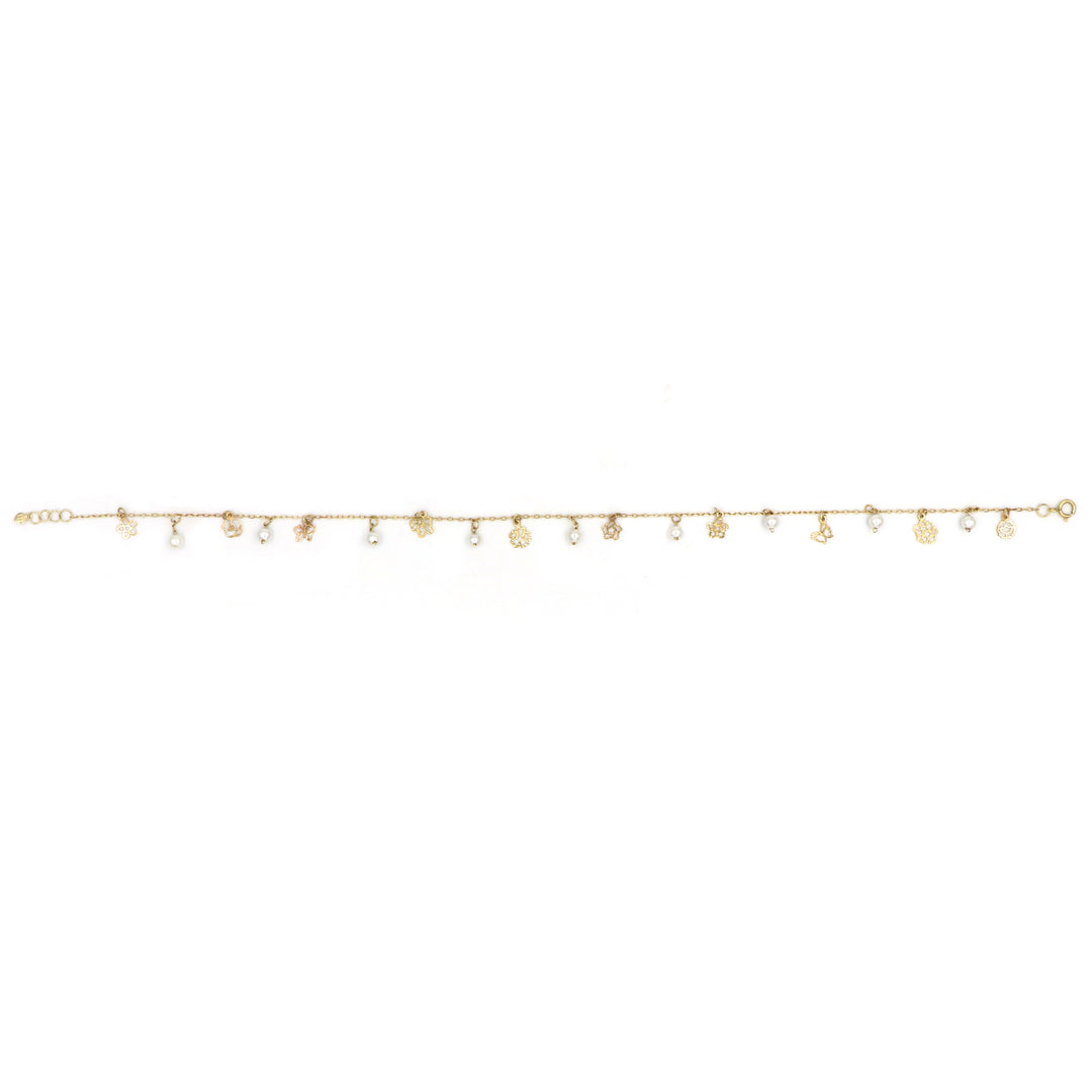 18K Gold Anklet AFA00299