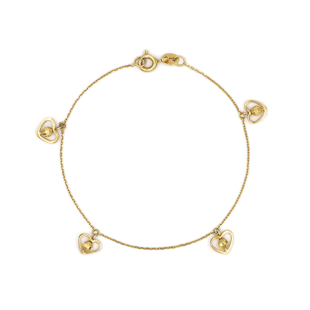 18K Gold Bracelet AFB01614 GoldGift