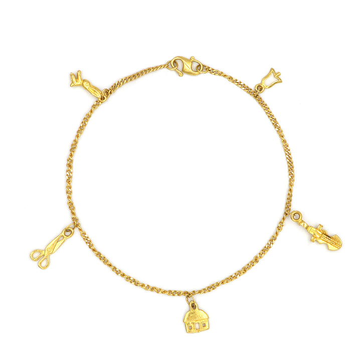 22K Gold Bracelet AFB05123