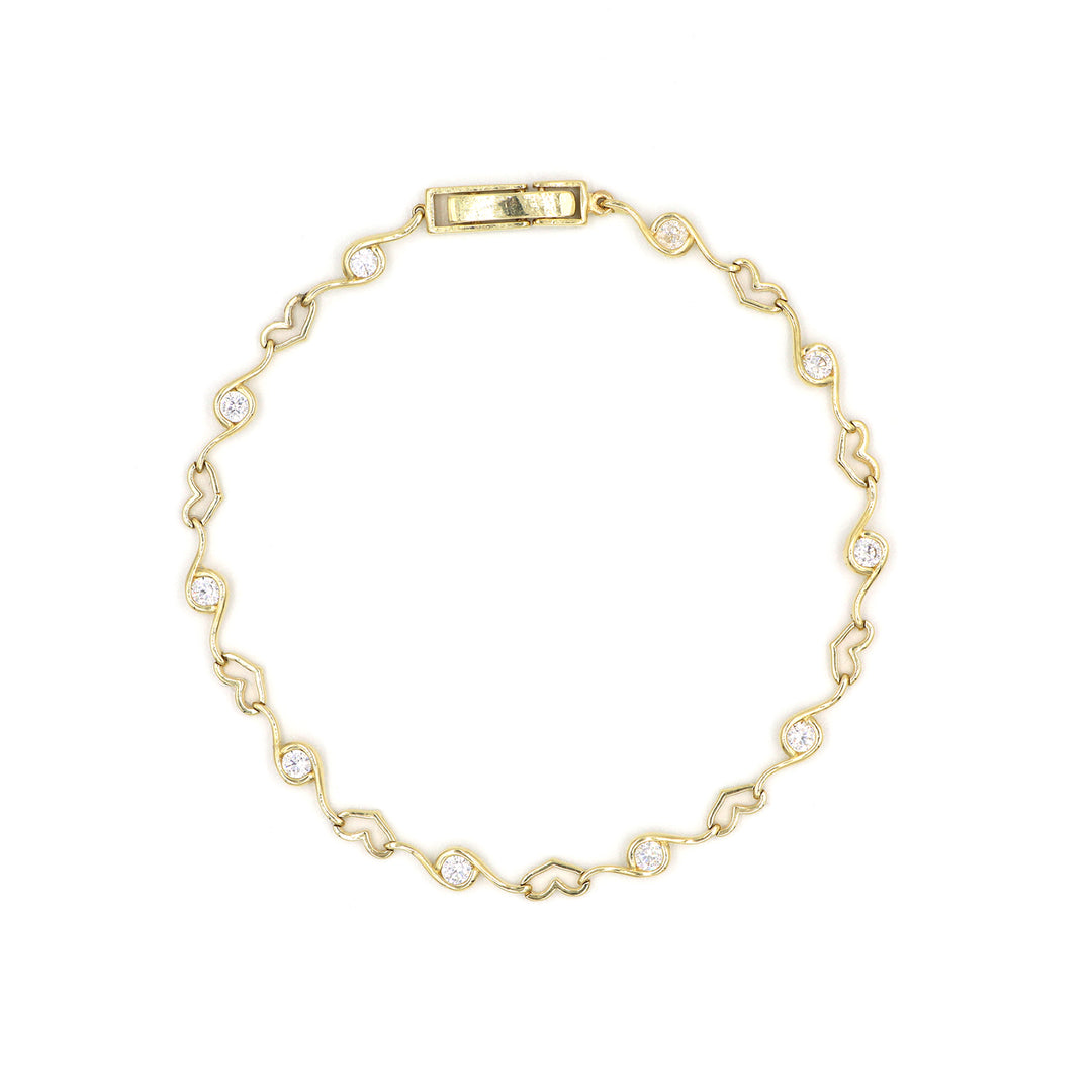 18K Gold Bracelet AFB06075 GoldGift