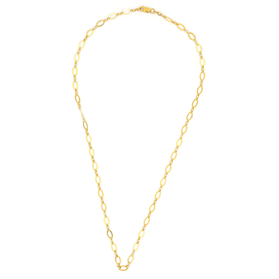 Radiant 22K Gold Filled Figaro 8 Cable Chain