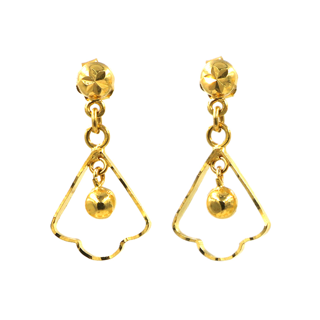 22K Gold Earrings AFE00240 GoldGift