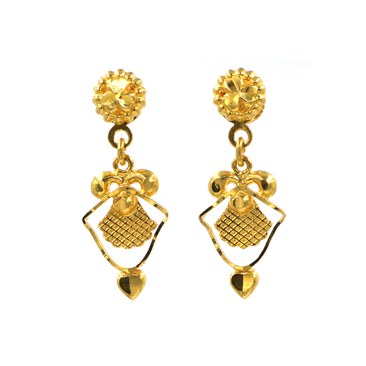 22K Gold Earrings AFE00876 GoldGift