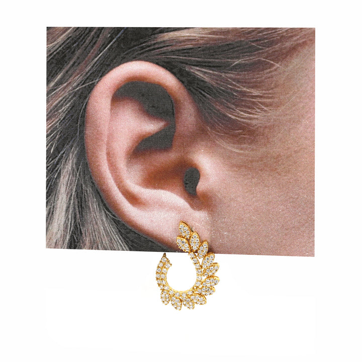 18K Earrings AFE03218